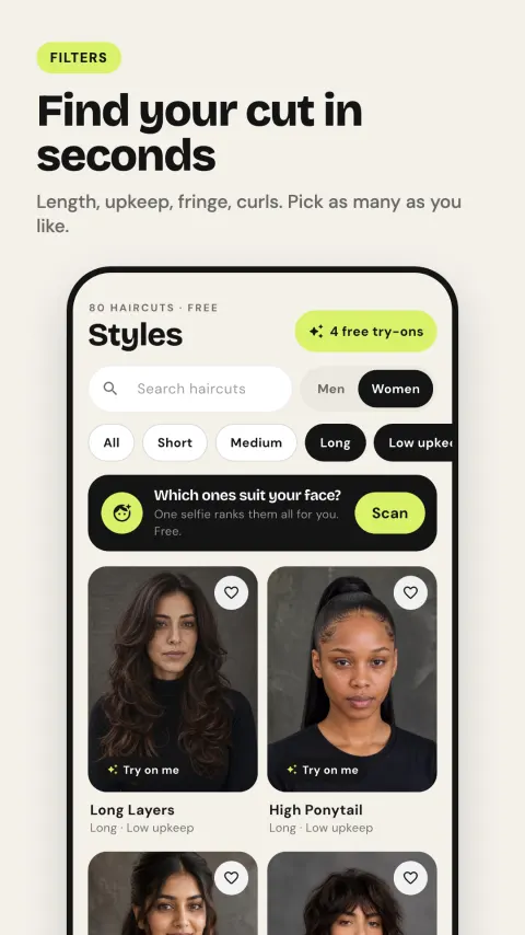 Filtering cuts by length and upkeep